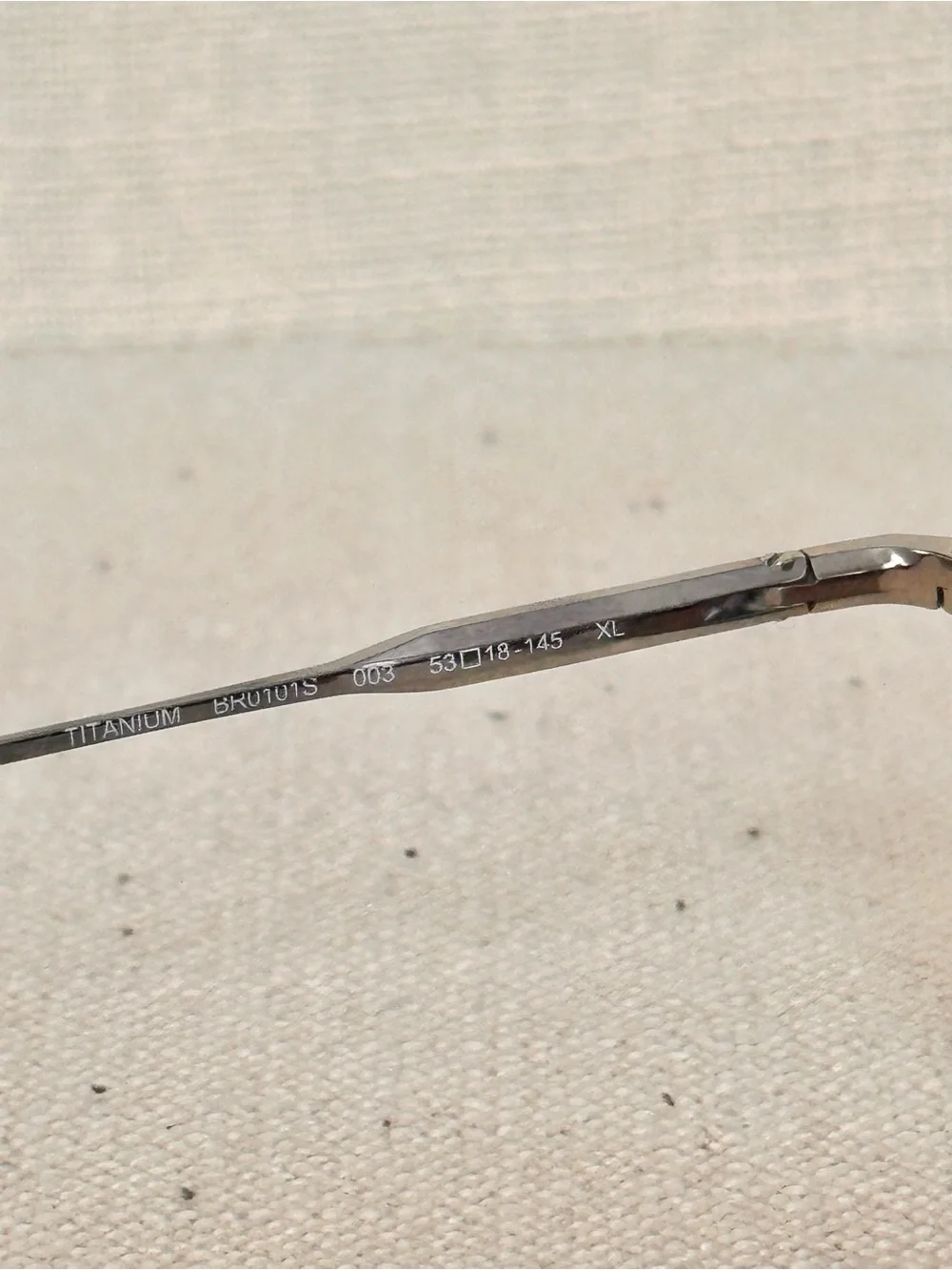Brioni Titanium Silver and Brown Double Bridge Sunglasses 53mm